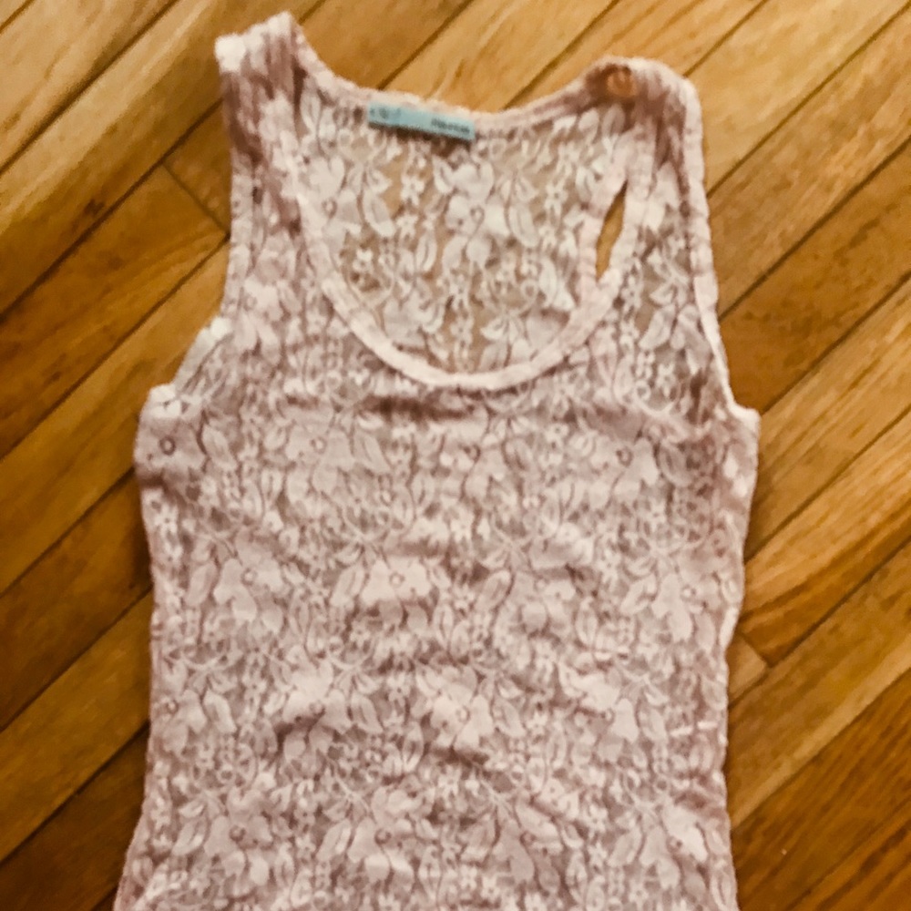 Lace tank top